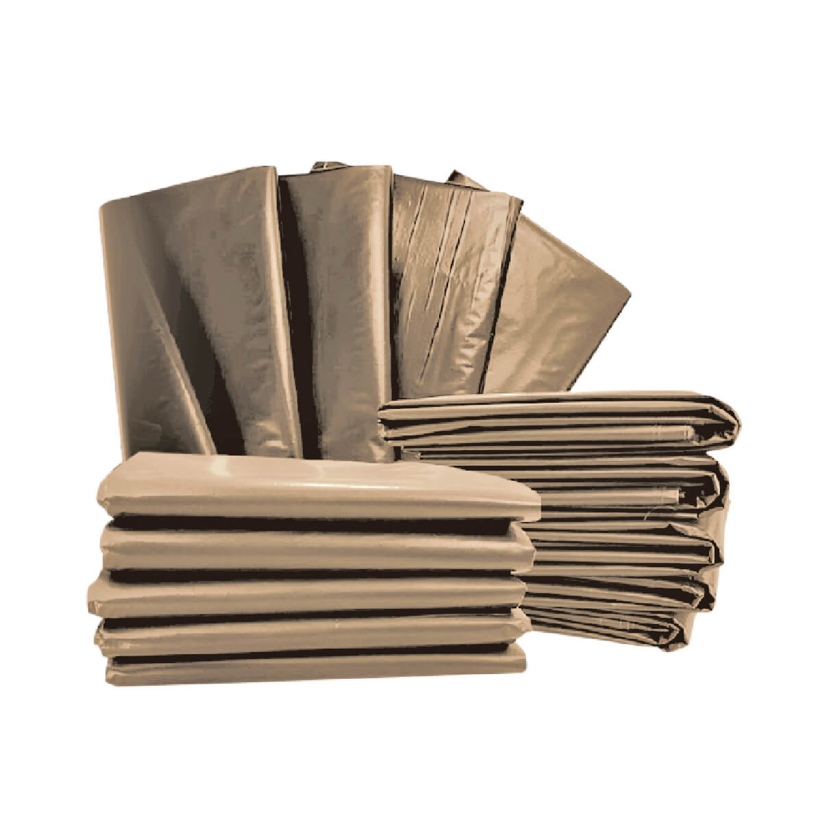 ถุงขยะสีชา